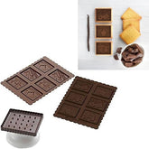 Silikomart 22.164.77.0165 CKC04, decupator biscuiti, Forma Silicon Gnam Gnam, 6 cavit. (CKC04) Bucatarie Naty Shop